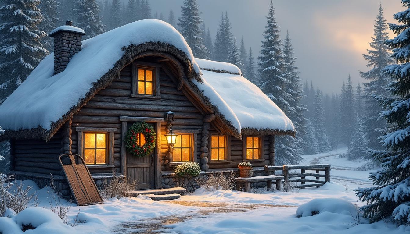 célébrez un noël authentique et champêtre en partageant des moments chaleureux dans une bonne maison accueillante et pleine de charme.