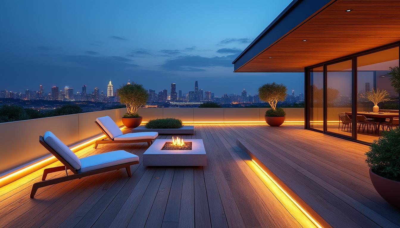 découvrez nos conseils pour choisir le spot idéal qui mettra en valeur votre terrasse en bois, alliant esthétique et fonctionnalité pour un éclairage parfait.
