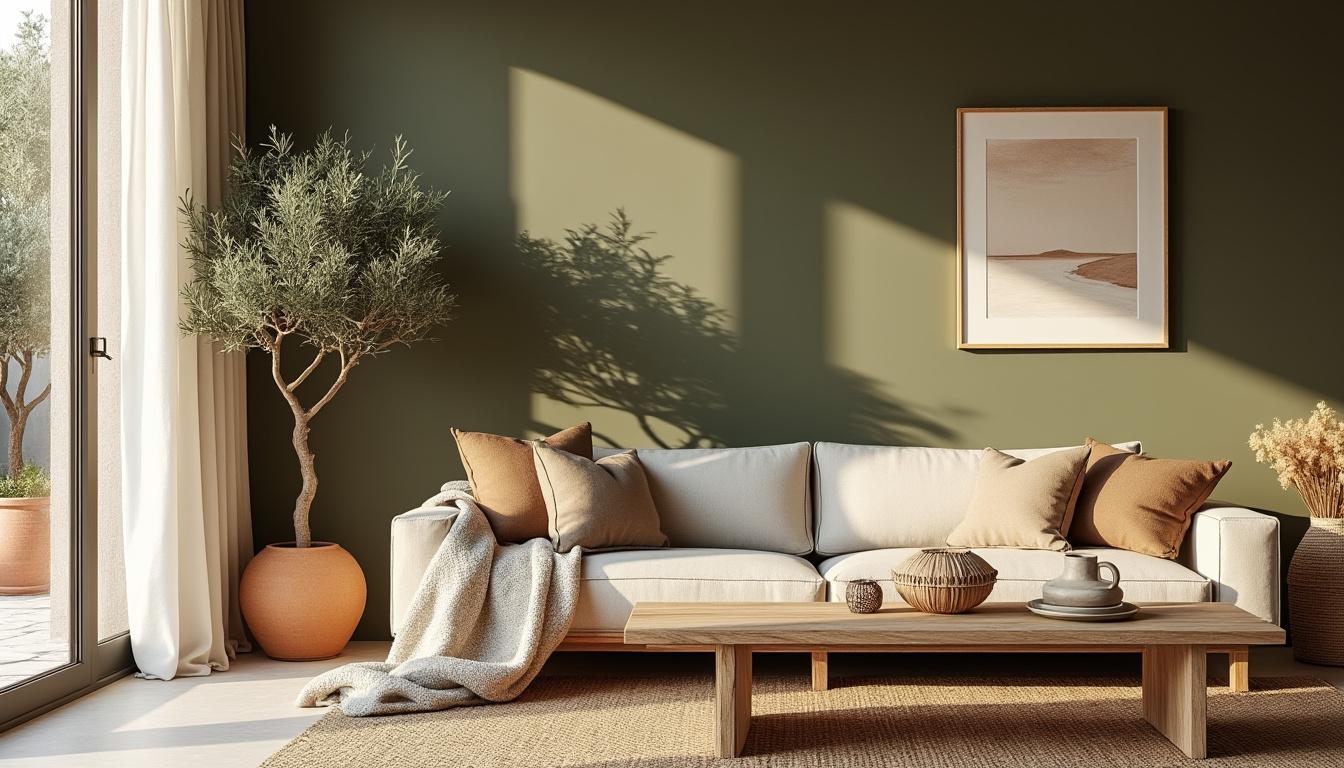 découvrez comment la thérapie colorée #10 transforme votre intérieur grâce à la décoration vert olive, pour une ambiance apaisante et élégante.
