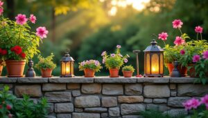 découvrez des idées créatives et pratiques pour embellir le dessus de votre muret en pierre et apporter une touche unique à votre extérieur.