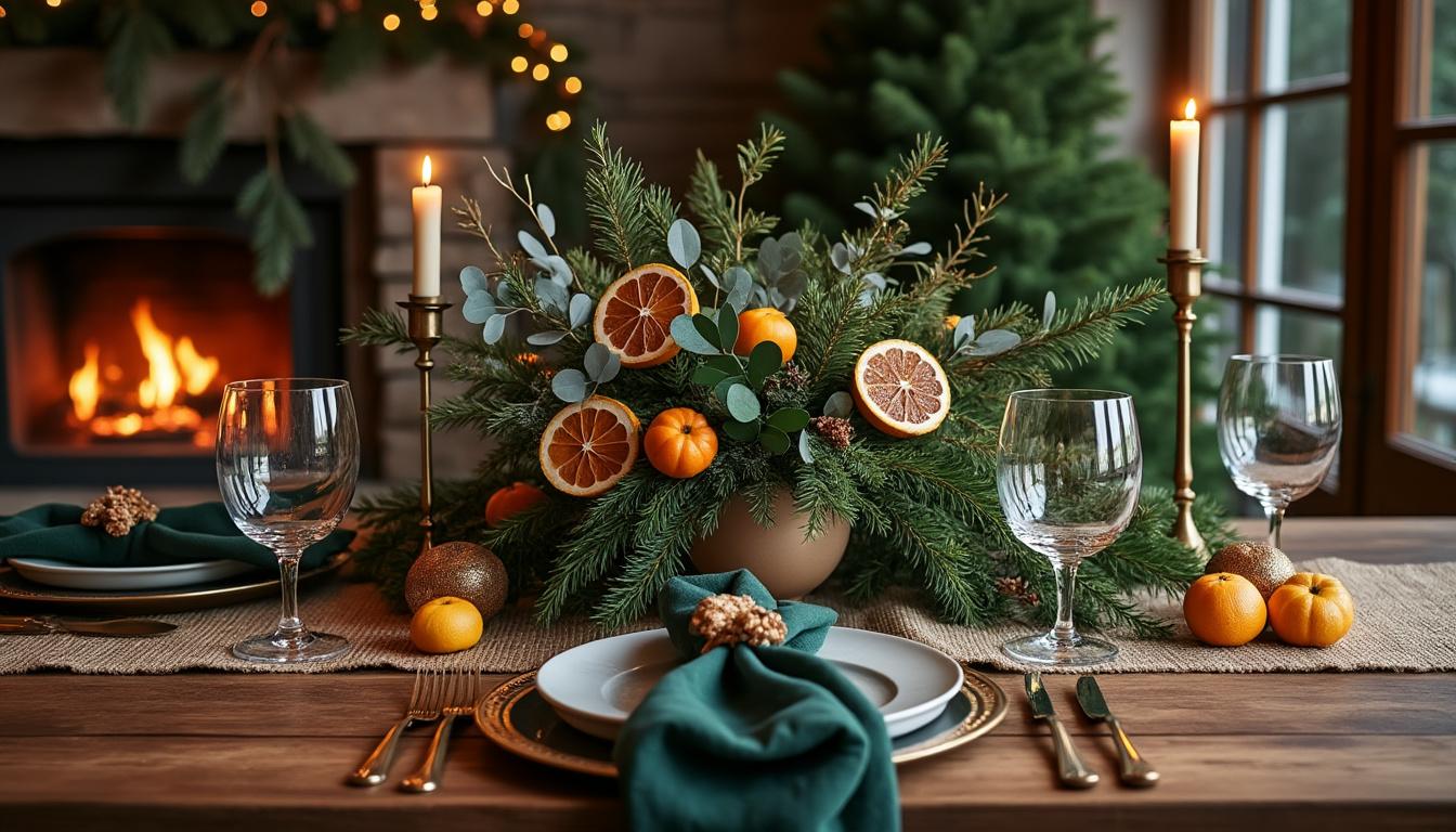 découvrez comment créer une table de noël aux teintes verdoyantes, alliant élégance et nature pour des festivités mémorables et chaleureuses.