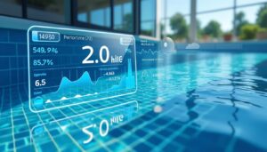 surveillez l'état de votre piscine en temps réel avec livepool care pour un entretien facile et efficace.