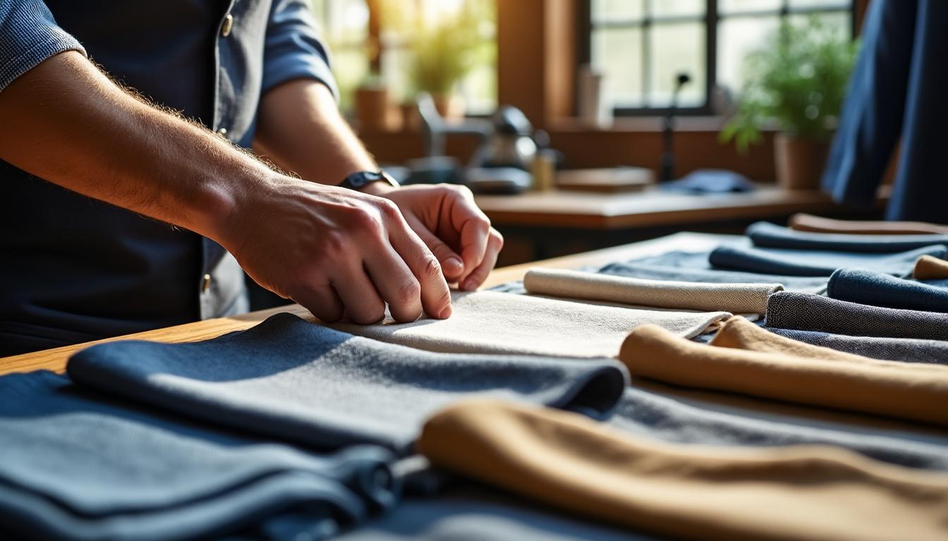 découvrez comment choisir les tissus parfaits pour confectionner des robes, pantalons, chemises et jupes sur mesure, en alliant qualité, confort et style personnalisé.