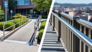 découvrez les différences entre rampes et garde-corps, leurs spécificités, et leur importance pour la sécurité et l’esthétique de vos escaliers et balcons.