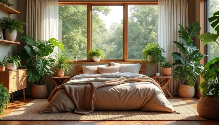 découvrez comment intégrer des éléments naturels pour transformer et sublimer la décoration de votre chambre avec style et sérénité.