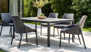 découvrez nos chaises d'extérieur en résine et pvc, alliant élégance et durabilité pour un mobilier résistant et esthétique, parfait pour embellir votre jardin ou terrasse.