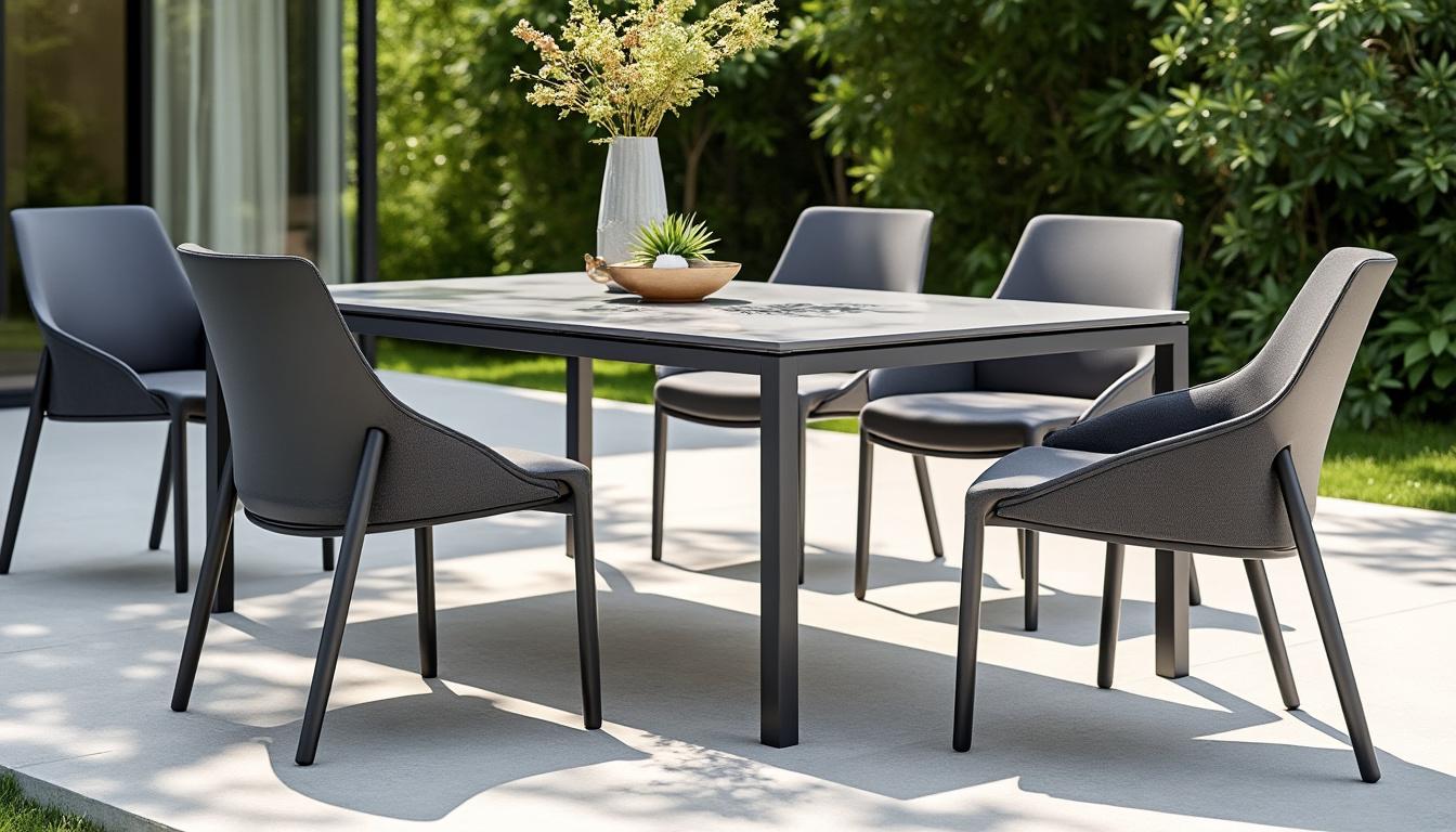 découvrez nos chaises d'extérieur en résine et pvc, alliant élégance et durabilité pour un mobilier résistant et esthétique, parfait pour embellir votre jardin ou terrasse.