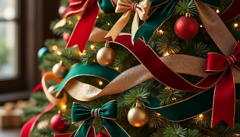 découvrez le guide pratique n°4 et apprenez à sublimer votre sapin de noël avec l'art des rubans décoratifs pour une décoration élégante et festive.