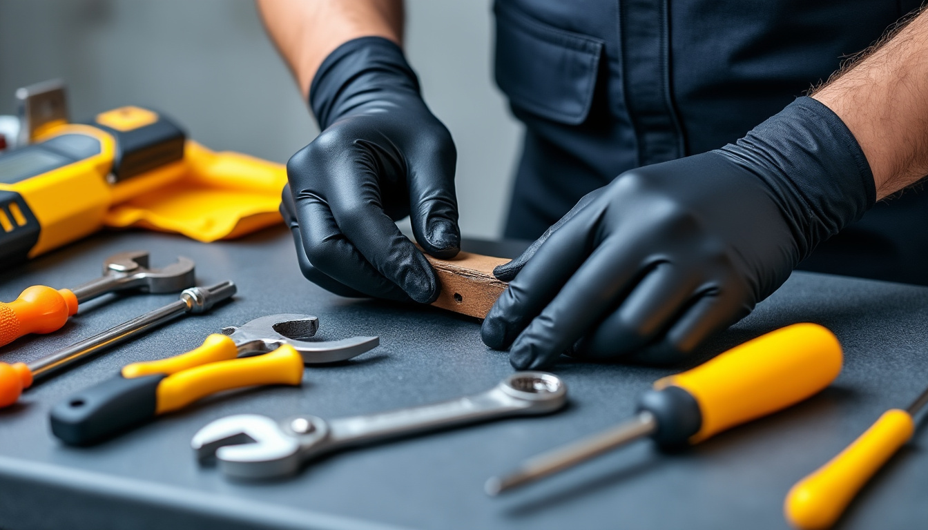 découvrez notre lot de 100 gants jetables en nitrile noirs, une alternative sans latex idéale pour une protection fiable et confortable lors de vos tâches quotidiennes.