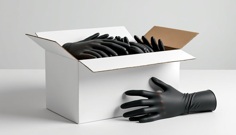 découvrez notre lot de 100 gants jetables en nitrile noirs, une alternative sans latex idéale pour une protection fiable et confortable. parfaits pour divers usages professionnels et domestiques.