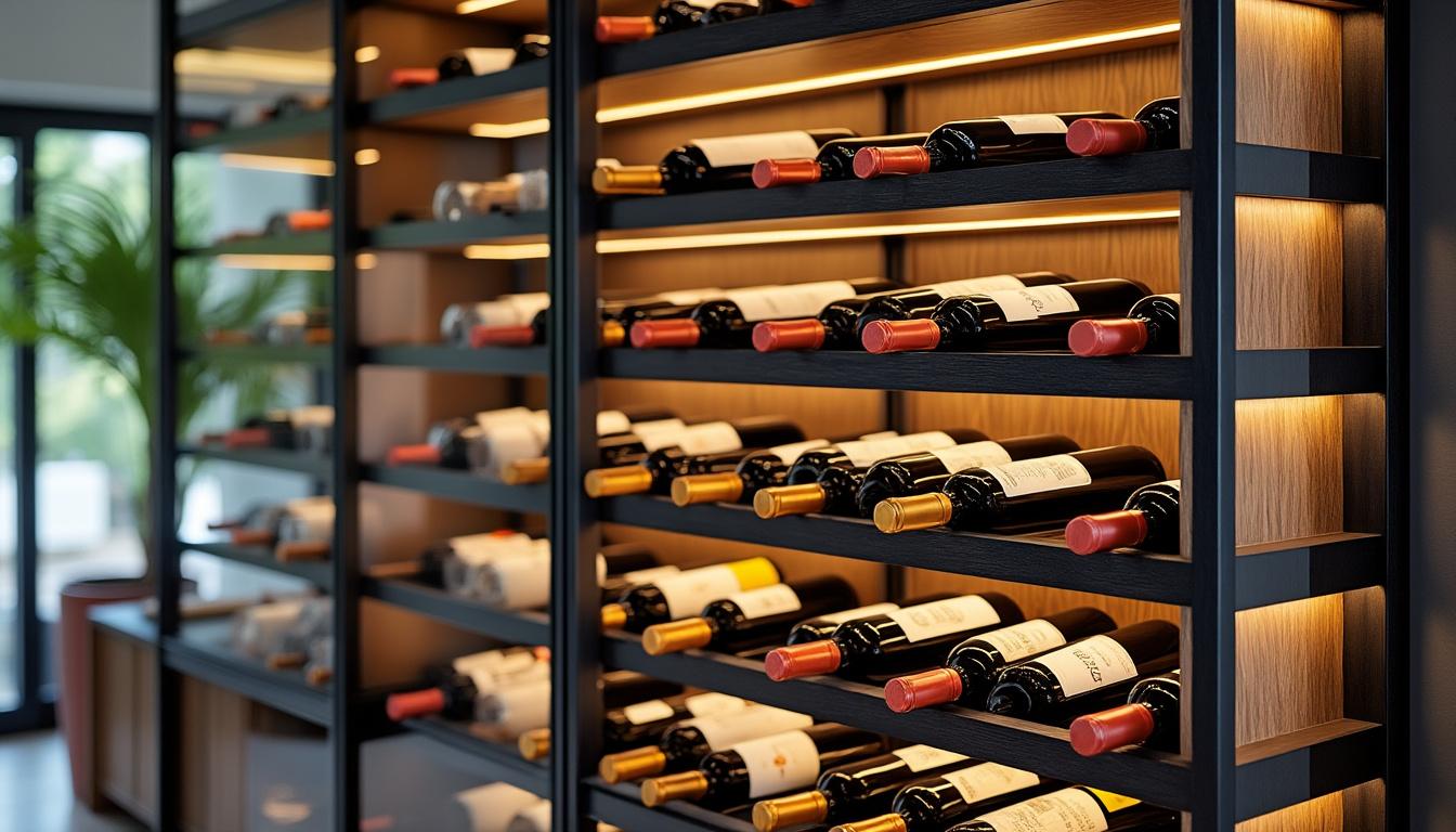 découvrez comment organiser élégamment votre collection de vins avec notre casier range-bouteilles alliant style et praticité.