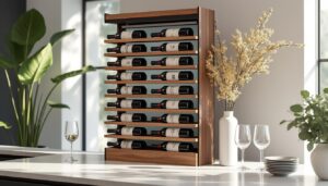 organisez vos vins avec élégance grâce à notre casier range-bouteilles pratique et design, parfait pour garder vos bouteilles bien rangées et accessibles.