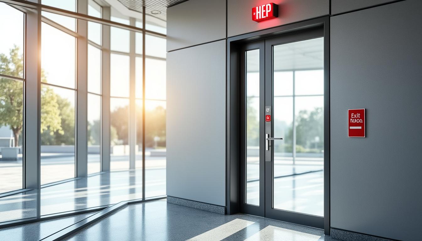 découvrez notre porte aluminium 1 vantail sécurisée, idéale pour les issues de secours. robustesse, sécurité et conformité assurées pour protéger vos espaces en toute fiabilité.