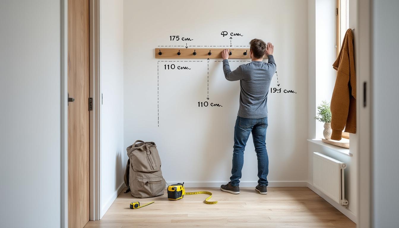 découvrez quelle est la hauteur idéale pour installer un porte-manteau afin d'assurer praticité et confort pour toute la famille.