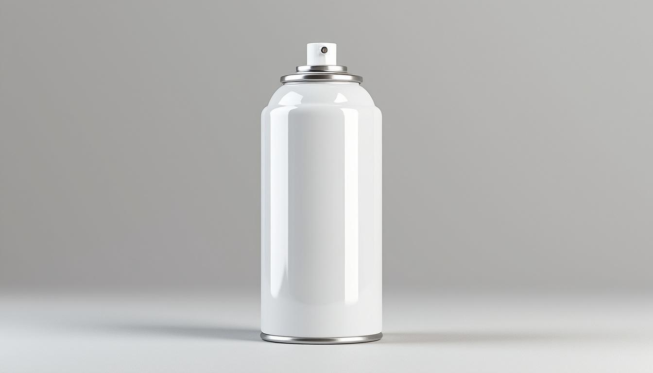 spray peinture aérosol blanc brillant ral 9010 en bouteille de 400ml, idéal pour une finition éclatante et durable sur toutes vos surfaces.
