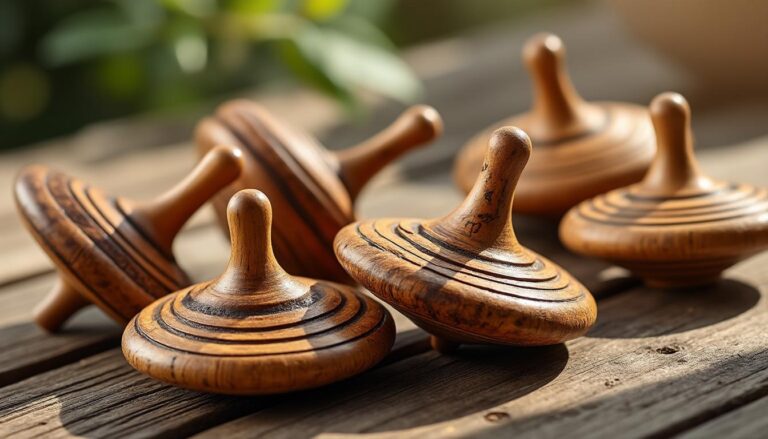 découvrez les toupies de combat en bois d'olivier, alliant tradition artisanale et plaisir du duel ludique. un jeu authentique et captivant pour petits et grands.