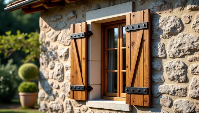 découvrez nos volets battants en bois à lames verticales de 32 mm, équipés de pentures et contre-pentures. profitez dès maintenant de -15% avec le code promo boisprint pour allier charme et protection à prix réduit.