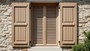 découvrez nos volets battants persiennés 32 mm à lames à la française en bois, alliant élégance et protection. profitez de -15% avec le code promo boisprint* pour sublimer votre maison.