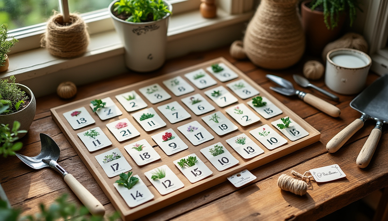 découvrez notre calendrier de l'avent des semences : chaque jour une nouvelle graine à planter pour ravir les passionnés de jardinage avec des surprises et conseils exclusifs.