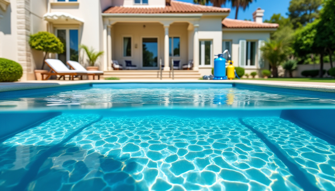 découvrez nos conseils pratiques pour retrouver la clarté d'une eau de piscine laiteuse ou blanchie et profiter d'une eau limpide et saine toute la saison.