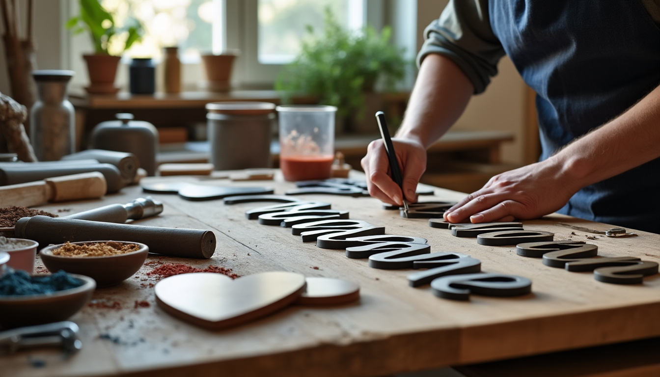 découvrez nos plaques uniques, conçues et façonnées avec soin dans notre atelier artisanal français, alliant tradition et savoir-faire pour des créations authentiques.