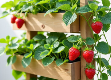 découvrez notre jardinière en escalier de 3 m spécialement conçue pour vos fraisiers. optimisez votre récolte en utilisant un espace compact de 0,75 x 0,65 m, idéal pour les petits jardins et balcons.