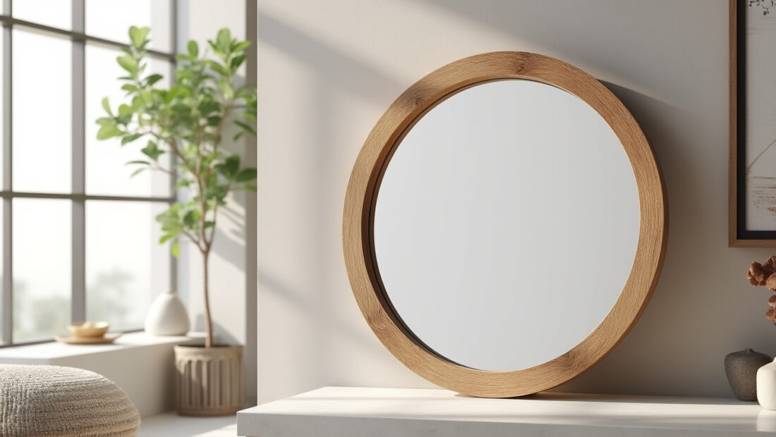 découvrez notre miroir ovale réversible en chêne massif 40x70 cm, alliant élégance naturelle et double fonctionnalité pour sublimer votre intérieur avec style et praticité.