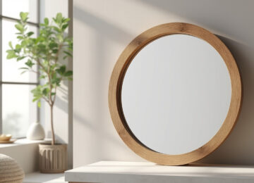 découvrez notre miroir ovale réversible en chêne massif 40x70 cm, alliant élégance naturelle et double fonctionnalité pour sublimer votre intérieur avec style et praticité.