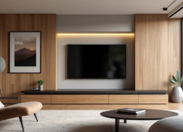 découvrez des solutions ingénieuses pour dissimuler votre télévision avec style et élégance, alliant design et fonctionnalité pour une décoration impeccable.